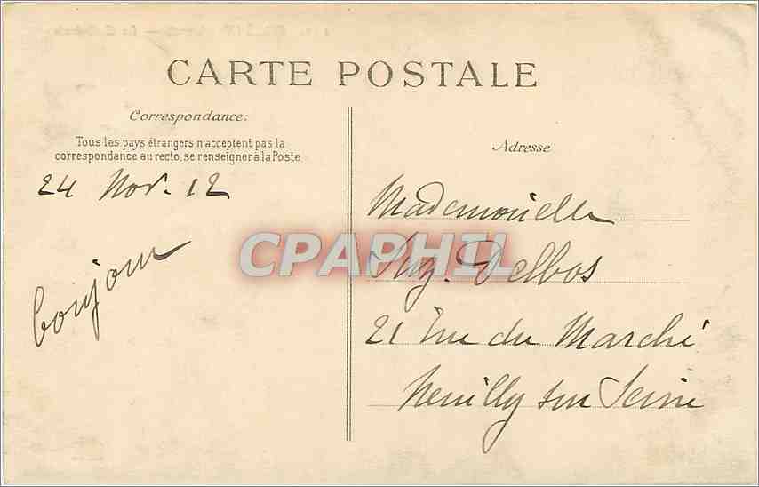 CPA Orleans Loiret  — Verso
