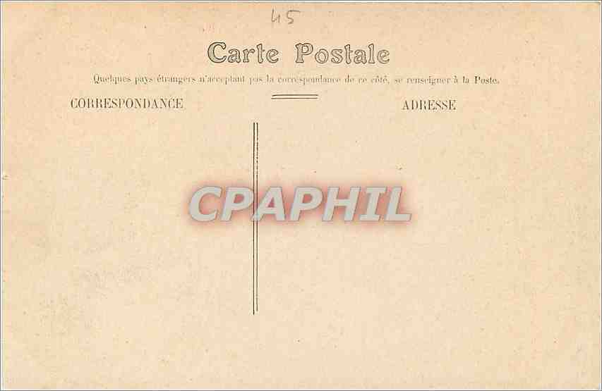 CPA Montargis Hotel de Ville  — Verso