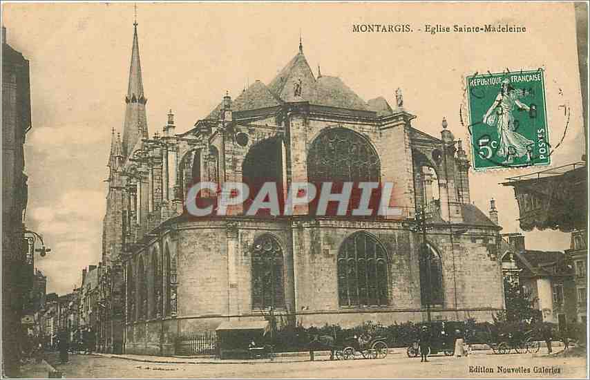 CPA Montargis Eglise Sainte Madeleine 