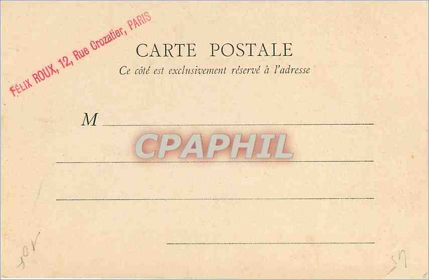 CPA Montargis Tour de l'Eglise de la Madeleine  — Rückseite