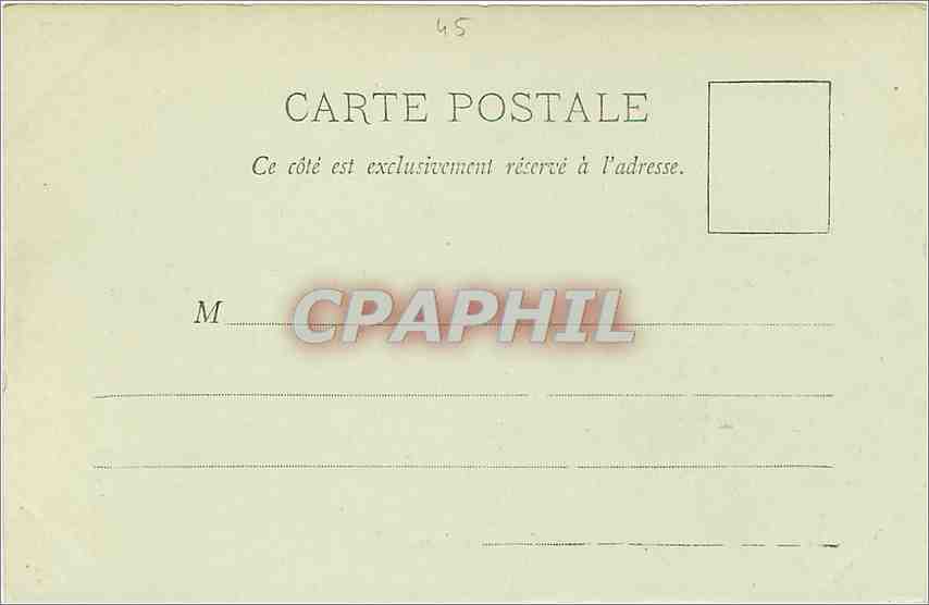 CPA Montargis Eglise Ste Madeleine  — Rückseite