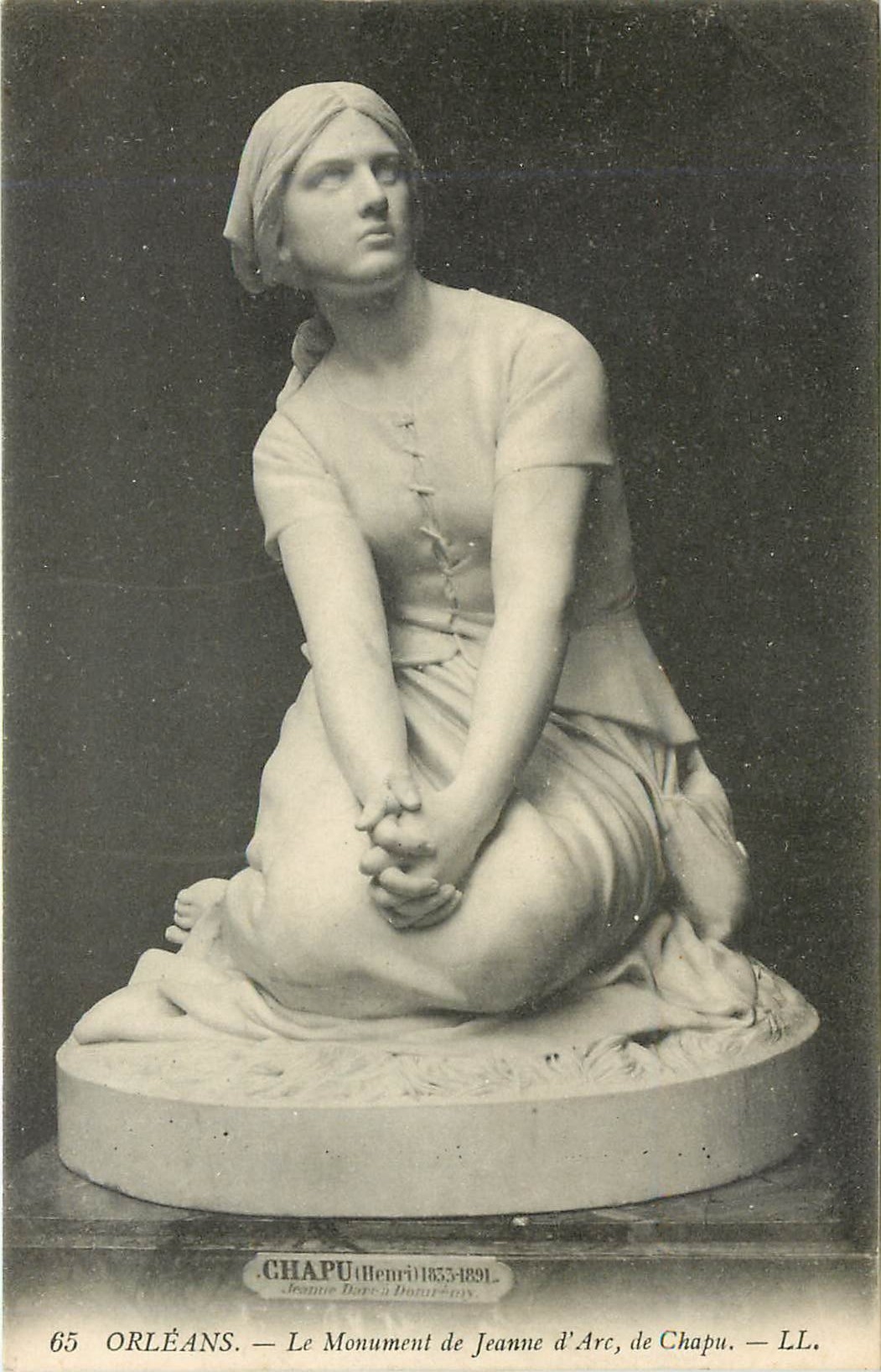 CPA Orleans Le Monument de Jeanne d'Arc de Chapu 