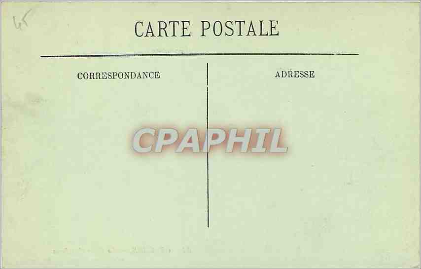 CPA Orleans La Place Gambetta et l'Eglise Saint Paterne Tramway — Verso