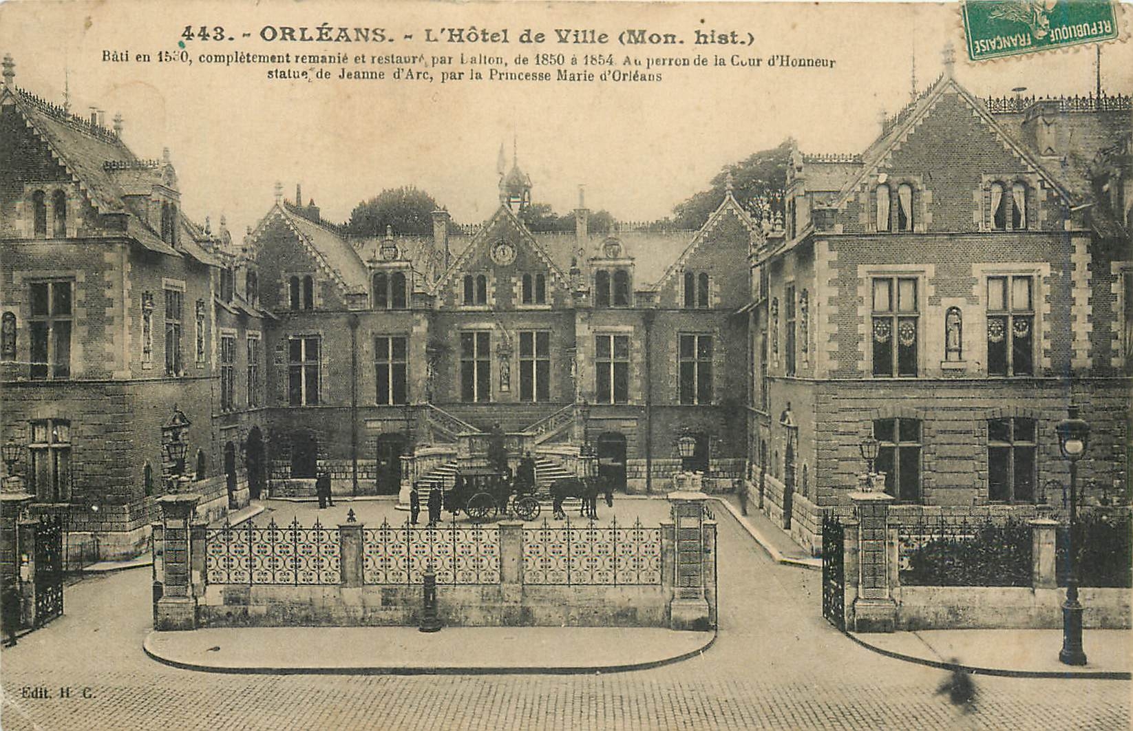 Orléans - L'Hôtel de Ville (Mon. hist.) - Edit. H.C. n°443