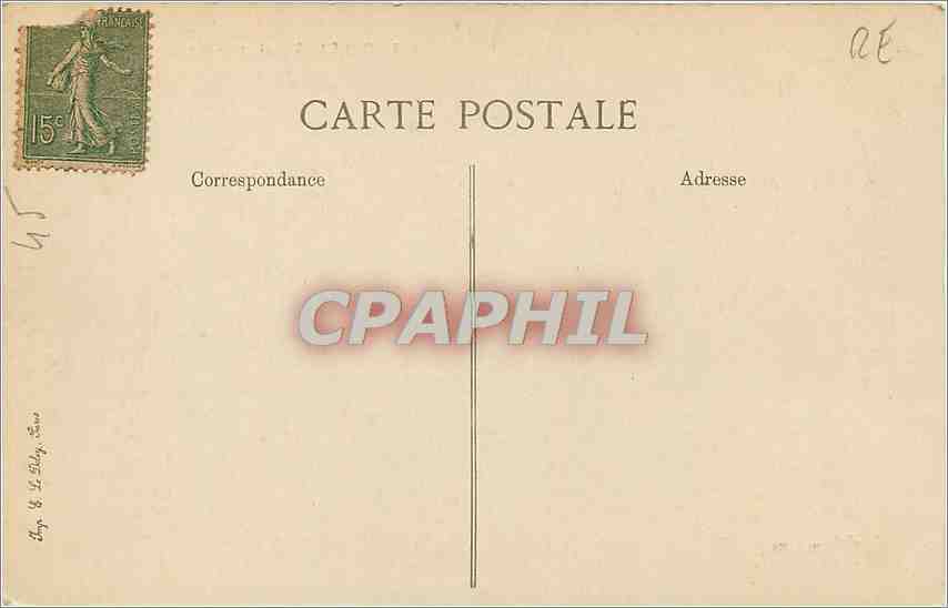 CPA Orleans Loiret La Cathedrale  — Verso