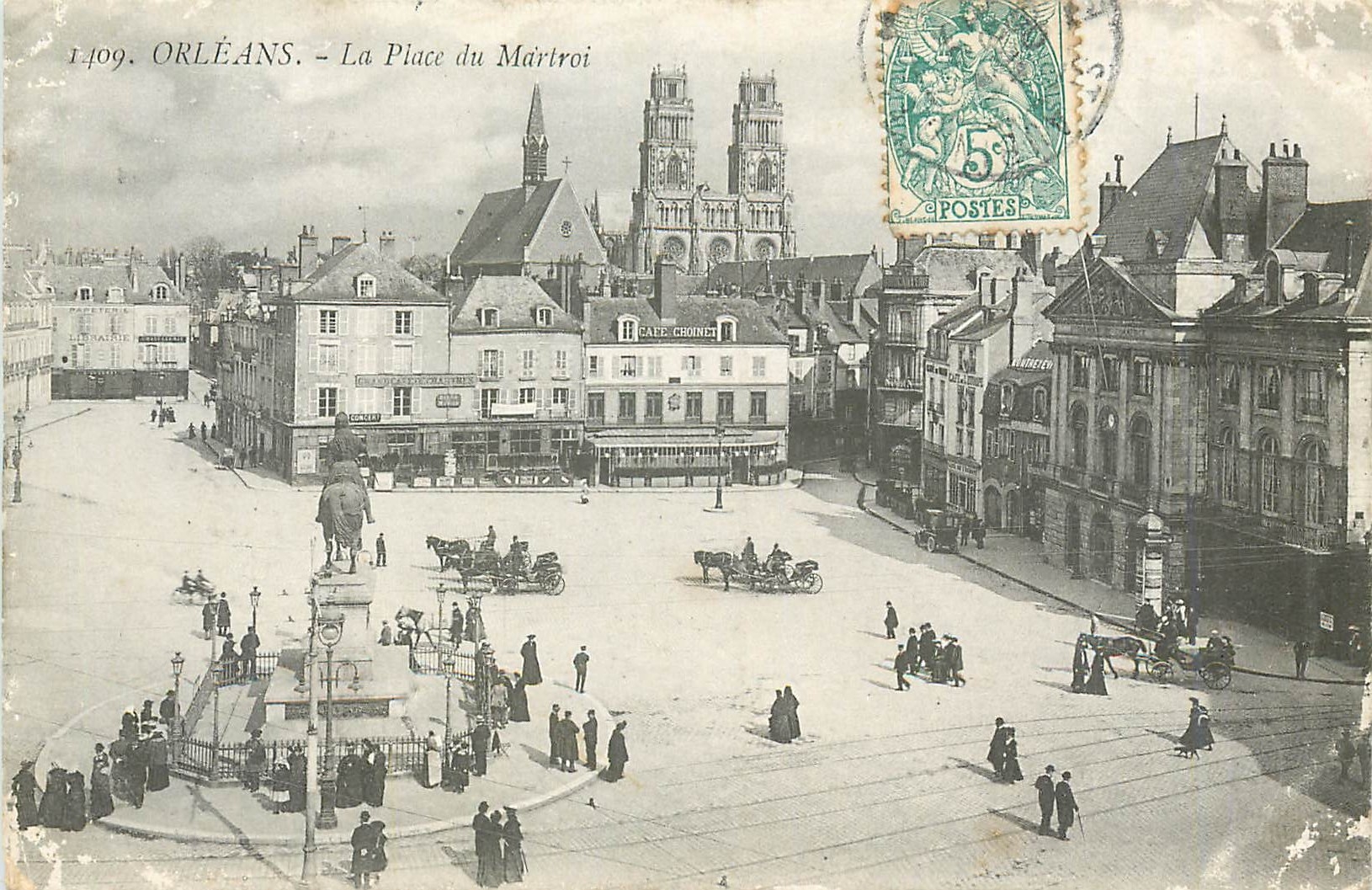CPA Orleans La Place du Martroi 
