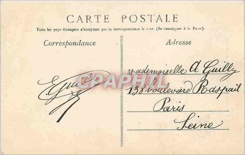 Orléans — Cathédrale Sainte-Croix — Éditeur : S.A. de la Poste — Rückseite