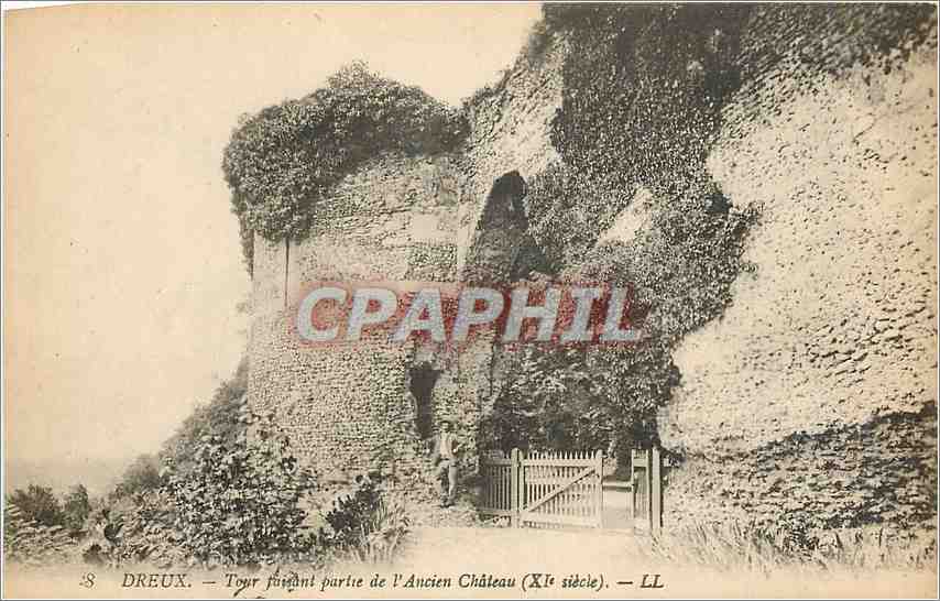 Dreux — Tour faisant partie de l'Ancien Château (XIe siècle) — LL