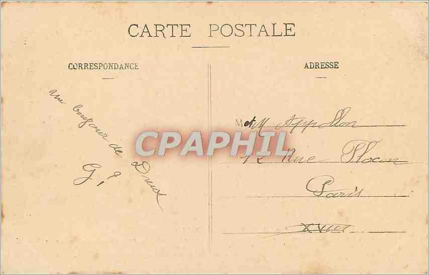Dreux - Remparts de l'Ancien Château — Ch. Foucault, édit., Dreux — Rückseite