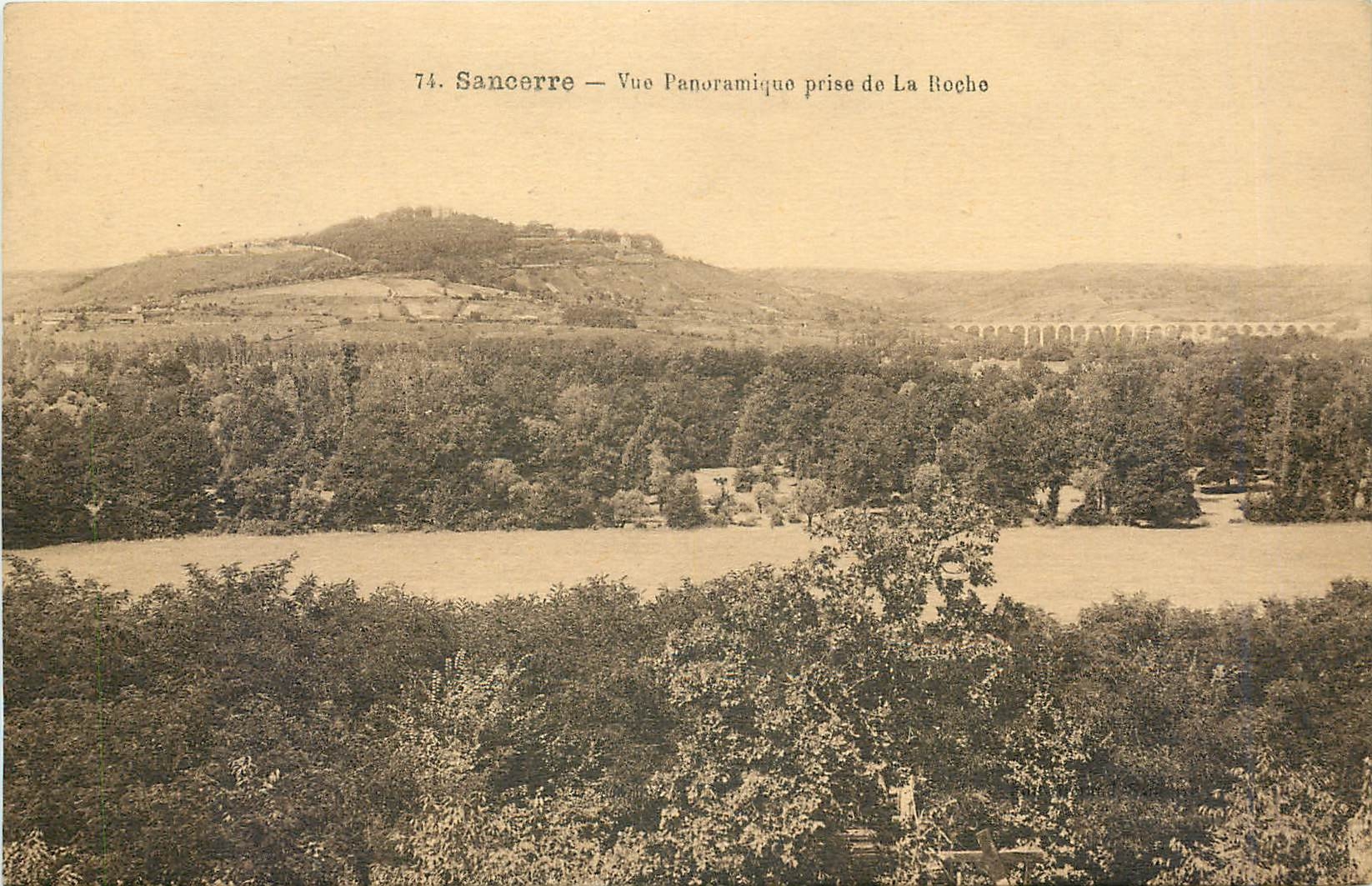 CPA Sancerre Vue Panoramique prise de la Roche 