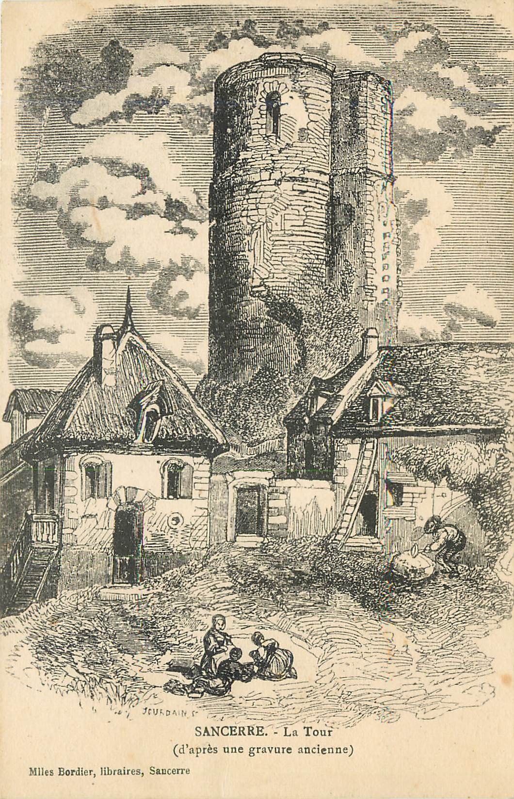 CPA Sancerre La Tour d'apres une gravure ancienne 