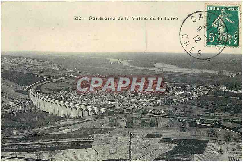 CPA Panorama de la Valle de la Loire 
