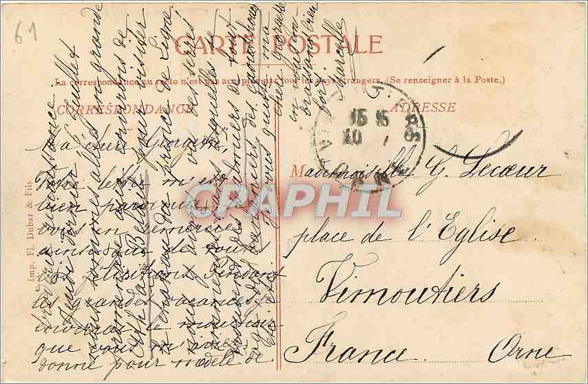 CPA Beloent Le Bassin de Neptune dans le Parc du Chateau  — Rückseite