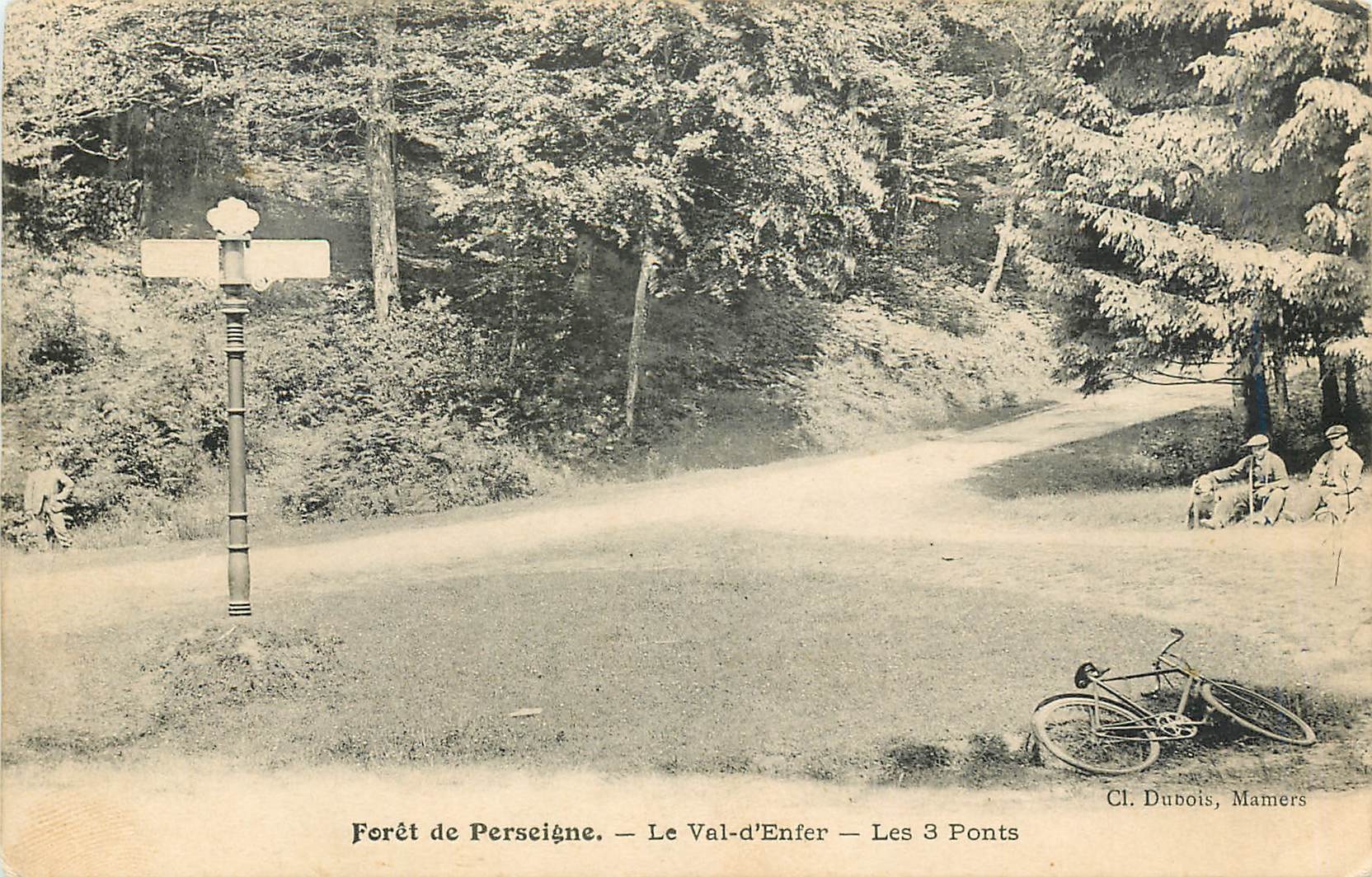 CPA Foret de Perseigne Le Val d'Enfer Velo Cycle