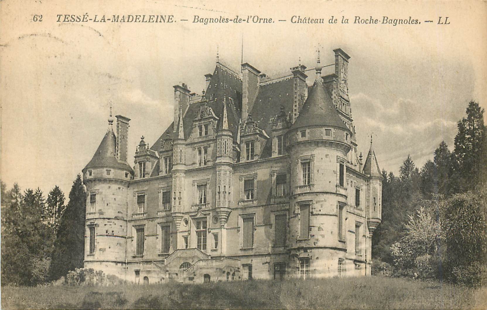 Tessé-la-Madeleine — Schloss Roche-Bagnoles — LL