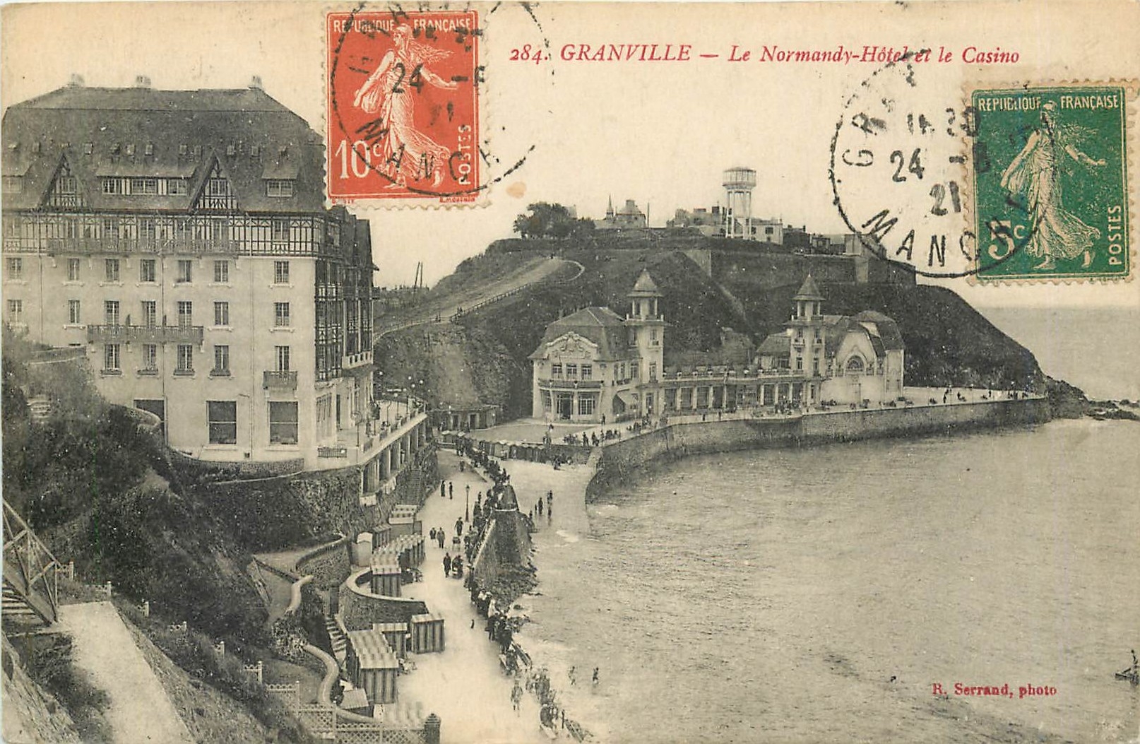 Granville — Le Normandy-Hôtel et le Casino — R. Serrand, photo