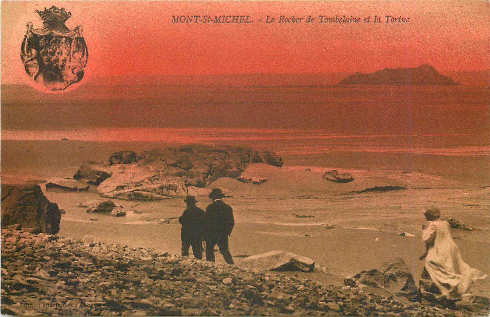 CPA Mont Saint Michel Le Rocher de Tombelaine et la Tortue