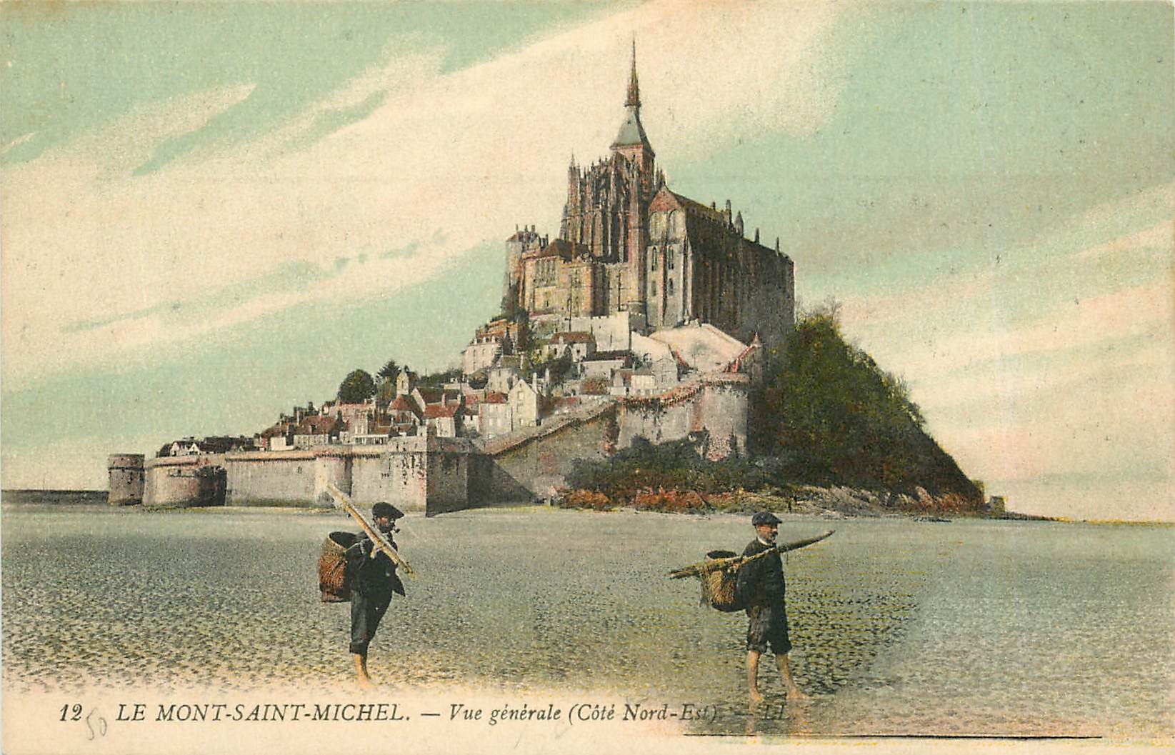 Le Mont-Saint-Michel — Vue générale (Côté Nord-Est) — Éditeur : 12