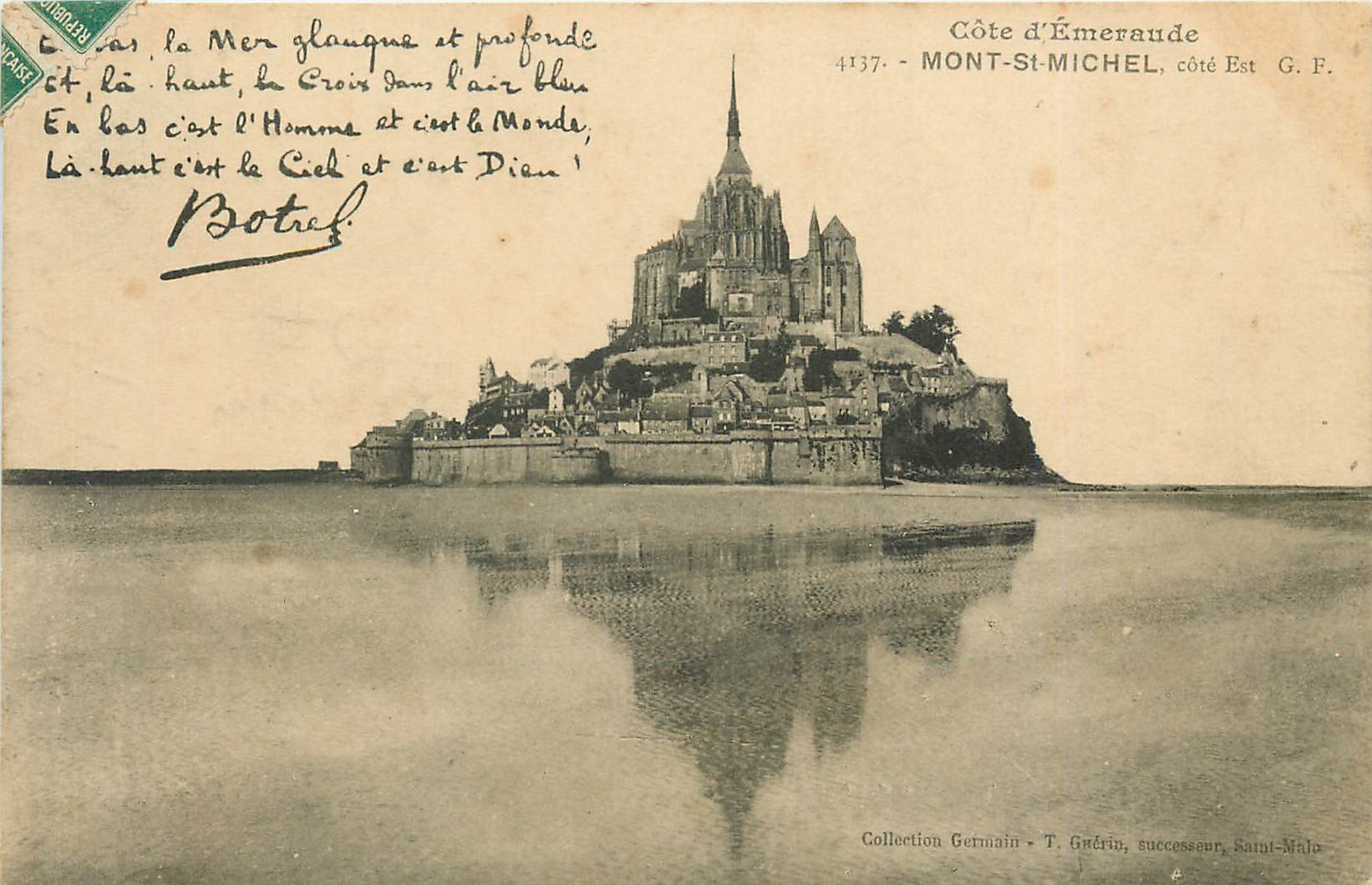 CPA Mont St Michel cote Est Botrel