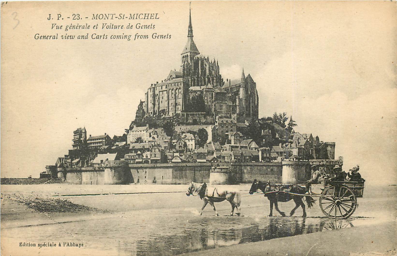 Mont-Saint-Michel — Vue générale et Voiture de Genets — J.P. - 23
