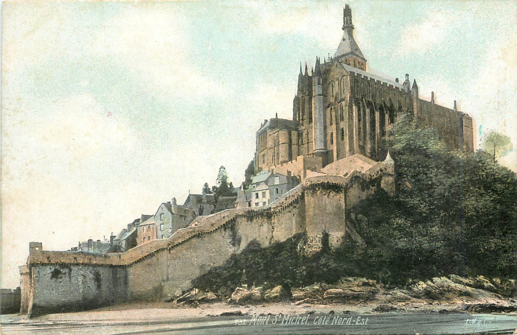 CPA Mont St Michel Cote Nord Est 