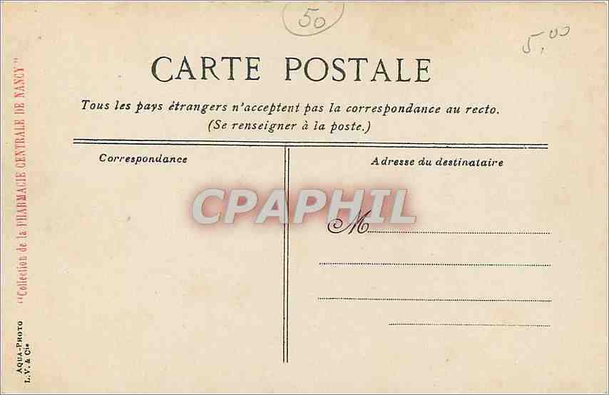 CPA Mont St Michel Cote Nord Est  — Verso