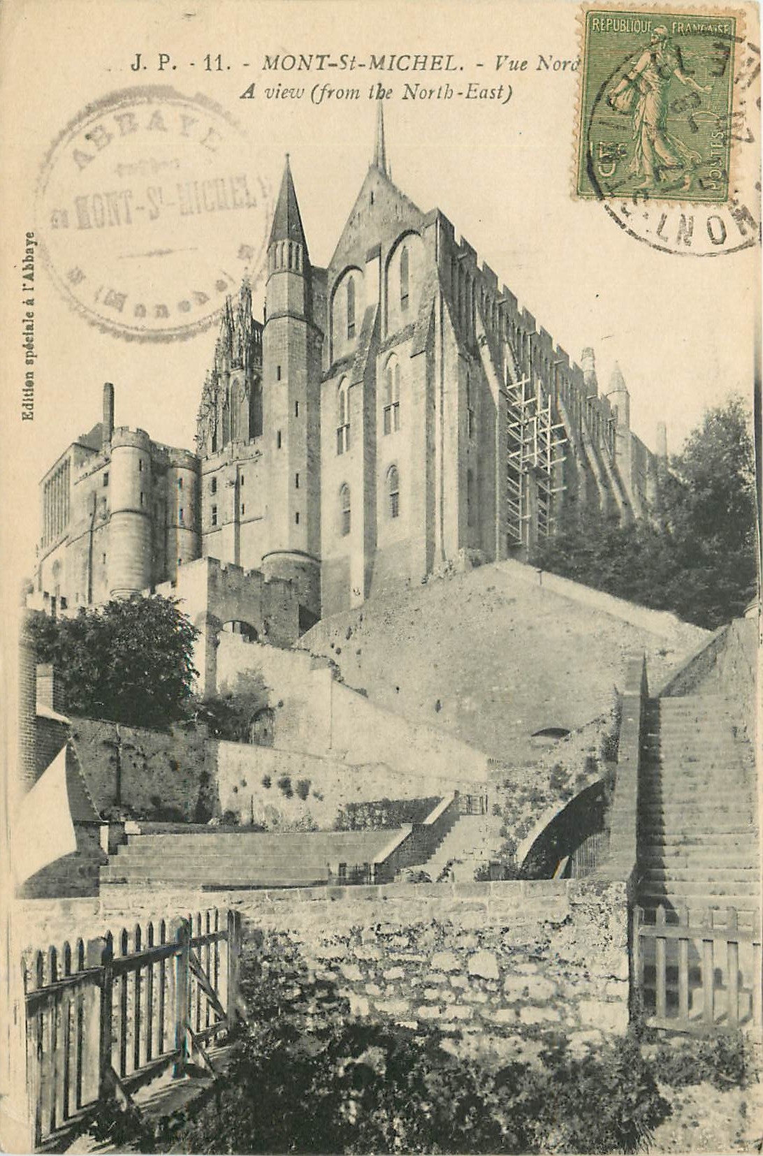 CPA Mont St Michel Vue Nord 