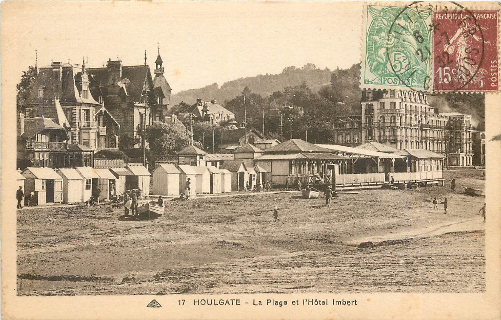 CPA Houlgate La Plage et l'Hotel Imbert 