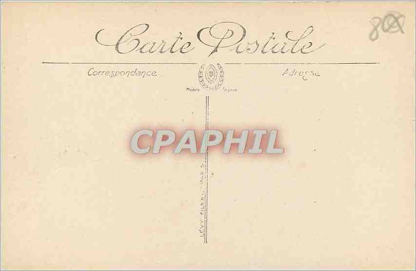 CPA Honfleur Hotel du Cheval Blanc et Bateau du Havre  — Rückseite