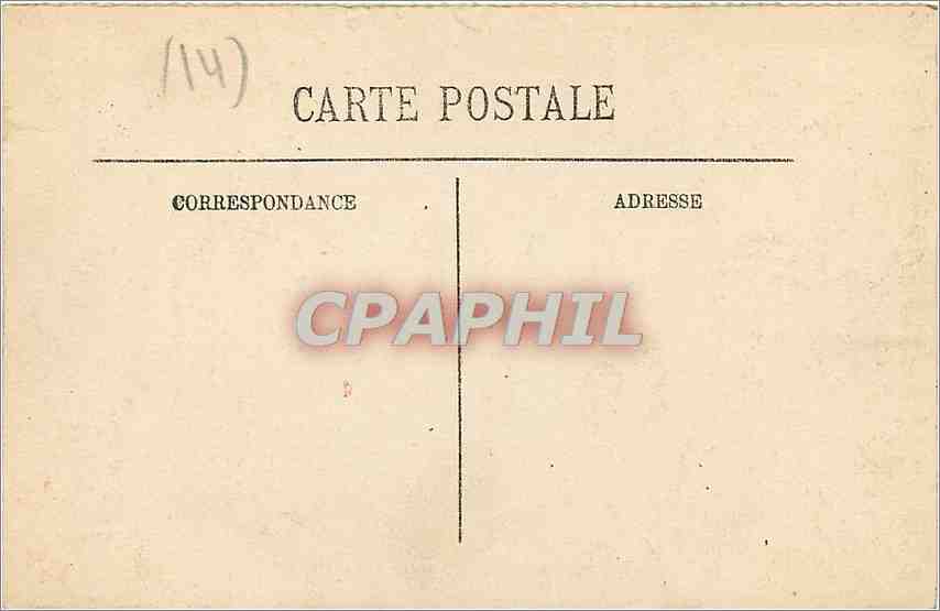 CPA Trouville  La Touques Les Quais a Maree Basse Bateaux — Verso
