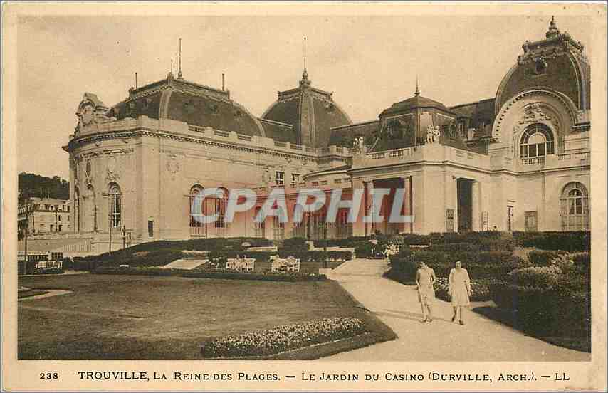 Trouville, La Reine des Plages — Le Jardin du Casino (Durville, Arch.) — LL