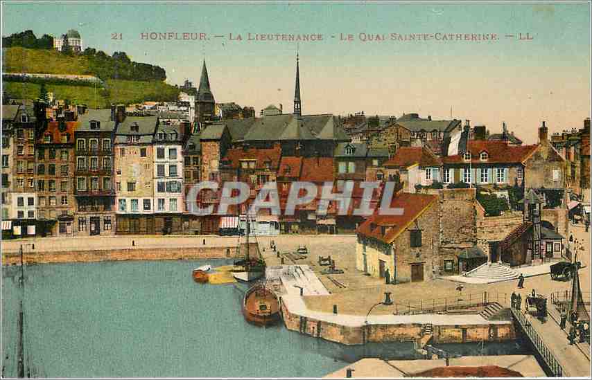 Honfleur — La Lieutenante — Le Quai Sainte-Catherine — LL