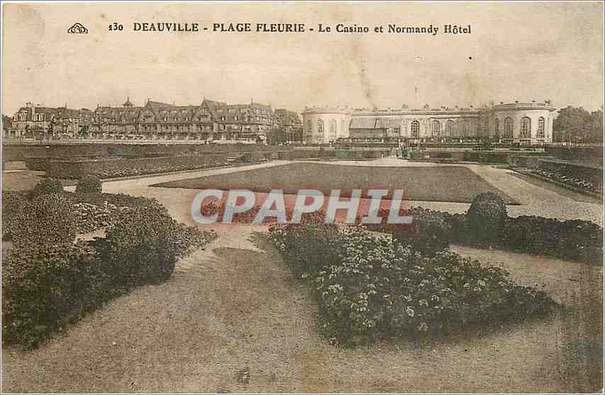 Deauville - Plage Fleurie - Le Casino et Normandy Hôtel