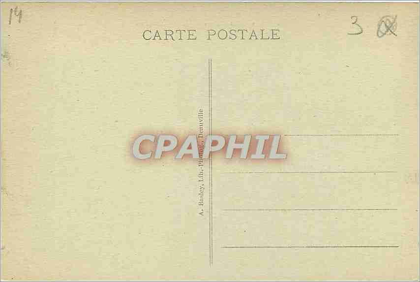 CPA Deauville La Plage Fleurie La Plage Enfants — Verso