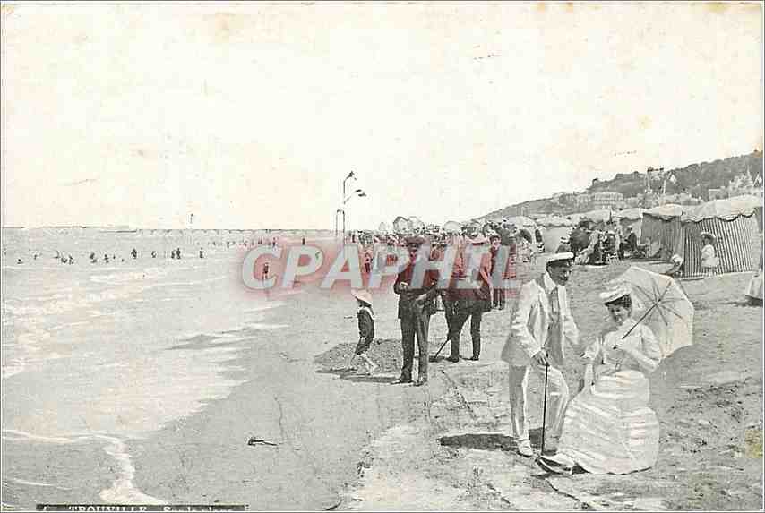 CPA Deauville Parterres fleuries et Normandy Hotel 