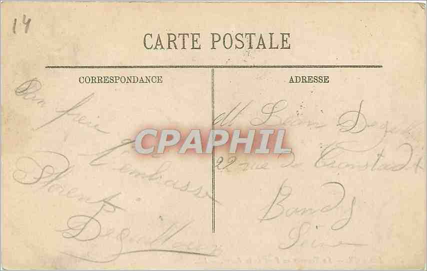 Lisieux — La Touques au Pont de la Barre — L. Deguilhoux — Rückseite