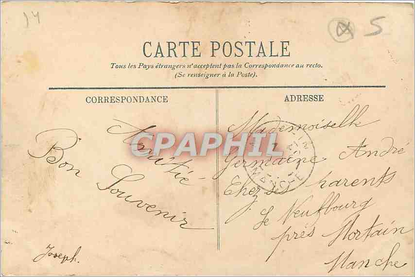 CPA Lisieux Le Jardin public et le Musee  — Rückseite