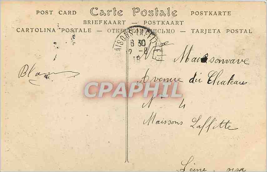 CPA Lisieux Pont sur la Touques Route de Pont l'Eveque  — Rückseite