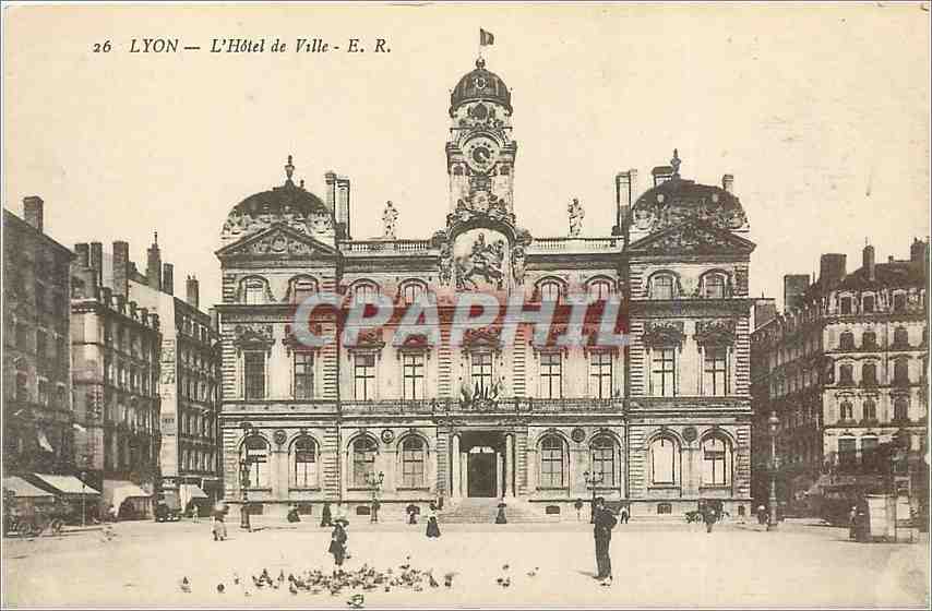 CPA Lyon L'Hotel de Ville 