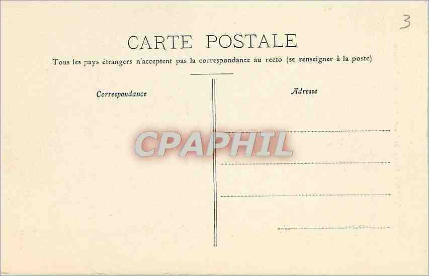 CPA Lyon Statue de Louis XIV Place Bellecour  — Verso