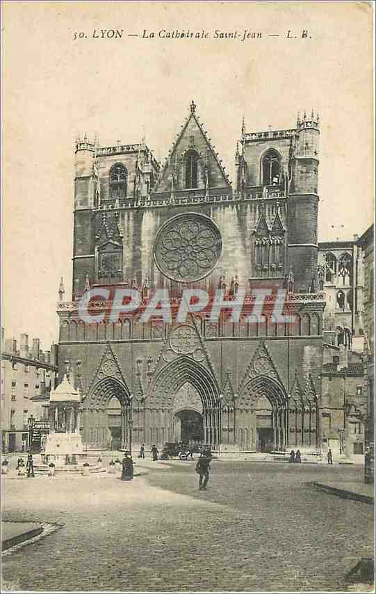 CPA Lyon La Cathedrale Saint Jean 