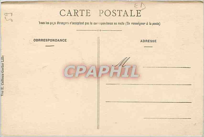 CPA Lille La Bourse et le Theatre  — Back