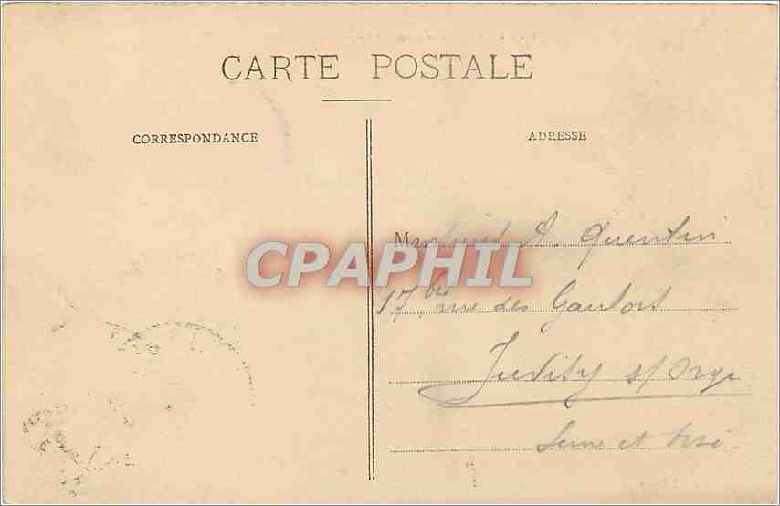 Reims — Vue générale de la Place d'Erton — Éditeur non identifié, n° de série 87 — Reverso