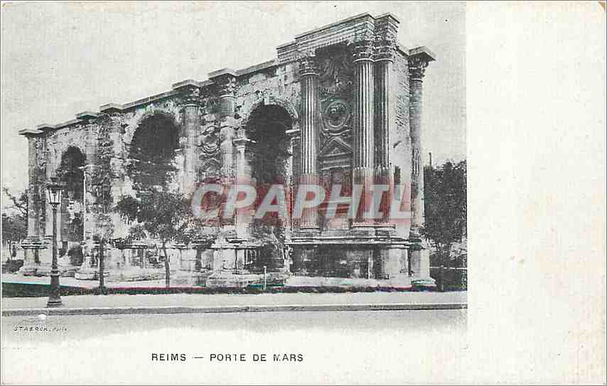 CPA Reims Porte de Mars 