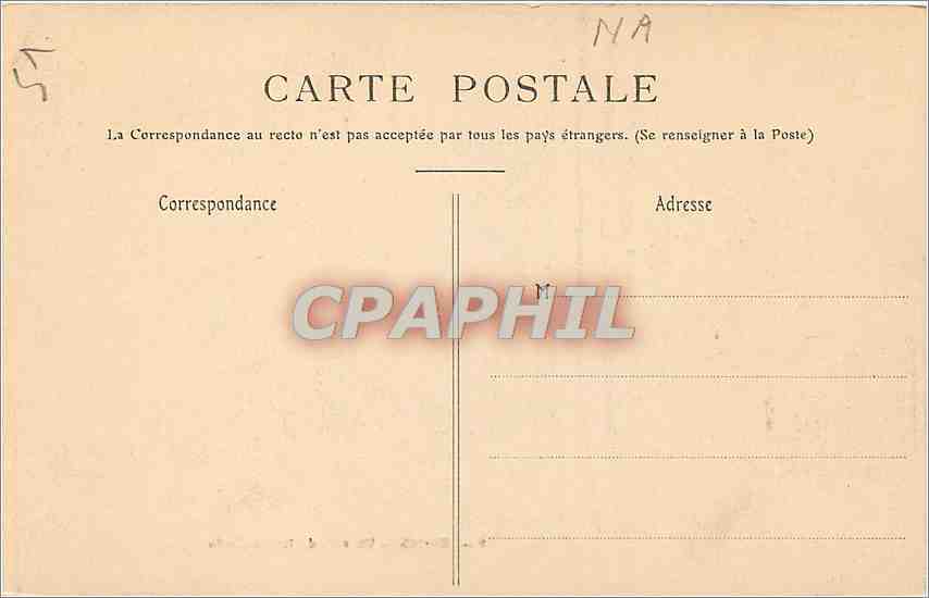 CPA Reims Un coin du Jardin Ecole  — Verso