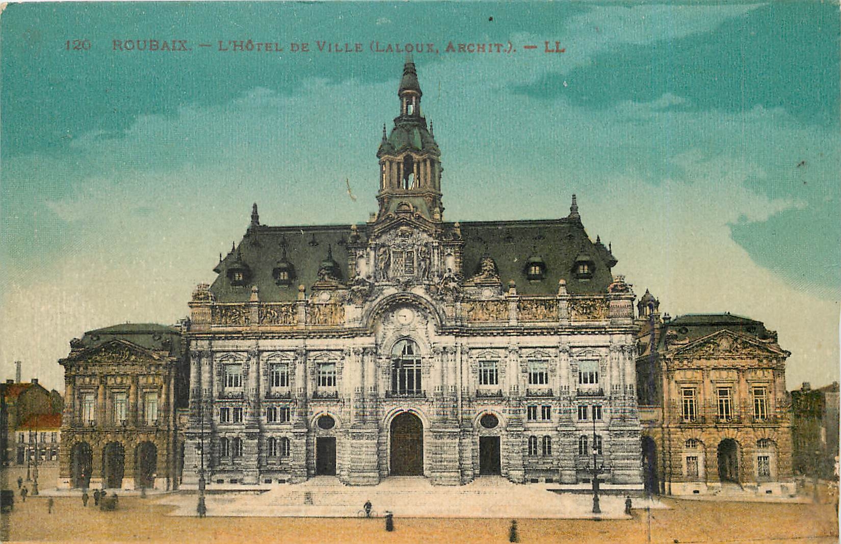 CPA Roubaix L'Hotel de Ville 