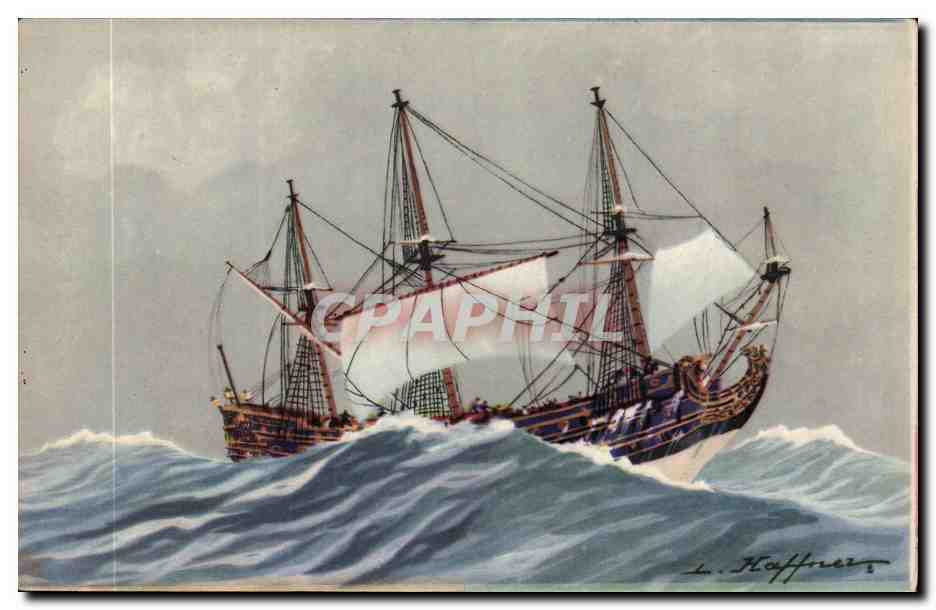 Vaisseau amiral de Tourville à la Cape — Le "Soleil Royal" — Ligue Maritime et Coloniale