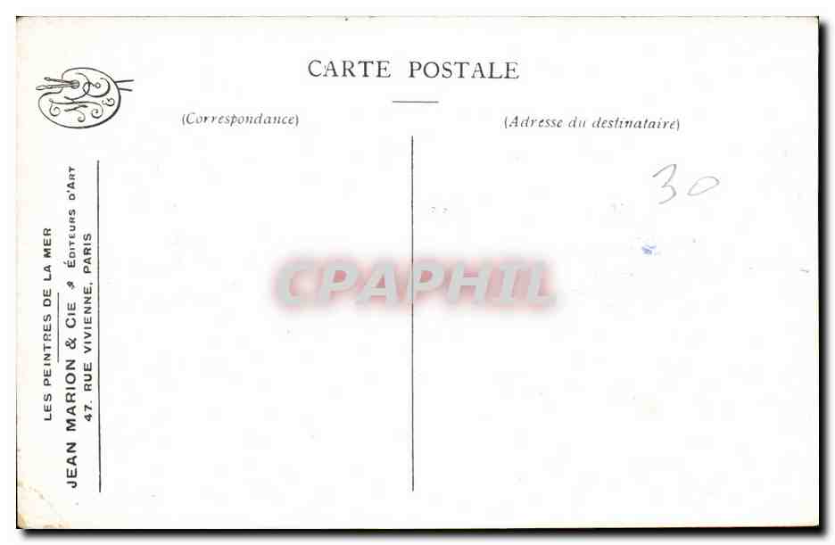 Illustrateur Bateau Boat CPA Ostende Un de nos remorqueurs Guerre Royon — Back