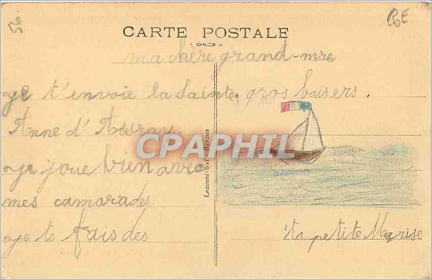 CPA Sainte Anne d'Auray L'Autel privilegie  — Verso