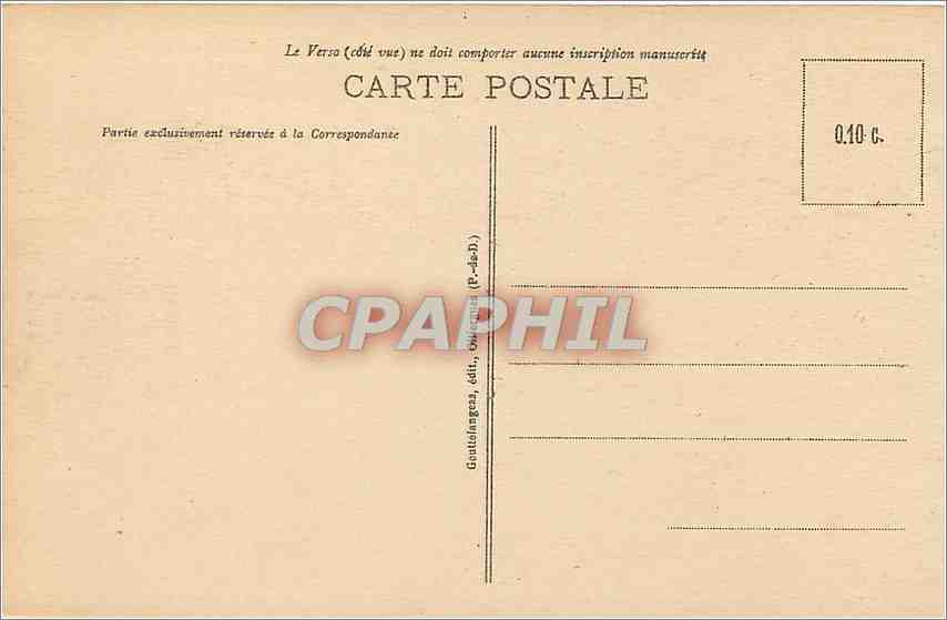 CPA Clermont Ferrand Fontaine d'Amboise et Cours Sablon  — Rückseite